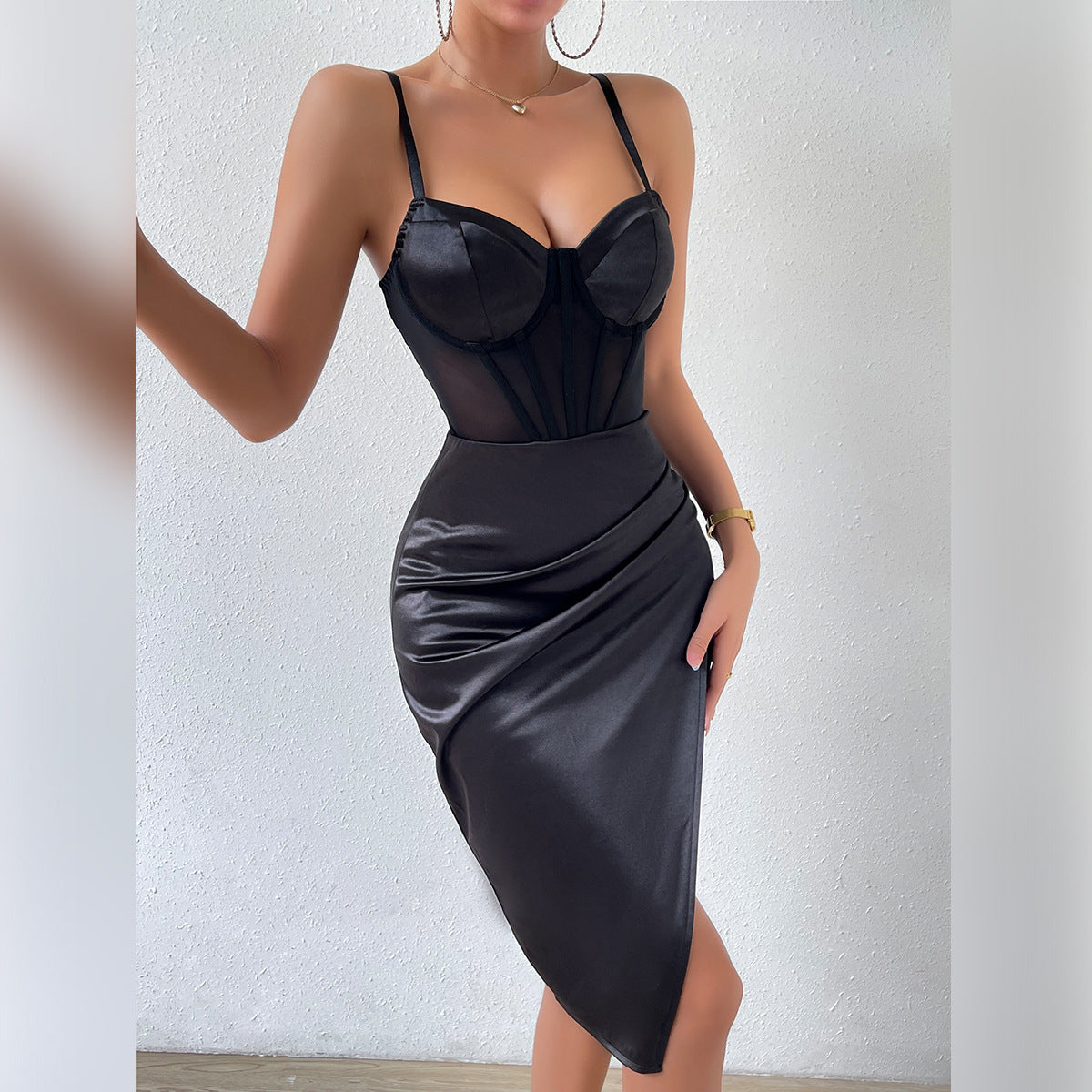 Sexy Classy Dress with Boning Corset (shipping and taxes included)